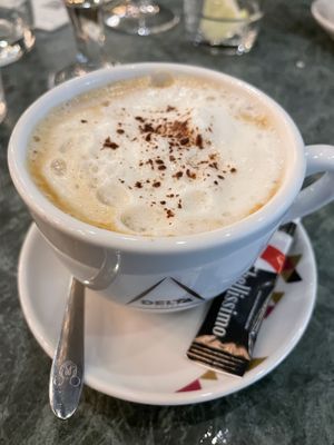 Cappuccino   at The Green Affair - Saldanha in Lisbon