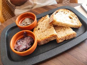 Mushroom pate at The Green Affair - Saldanha in Lisbon