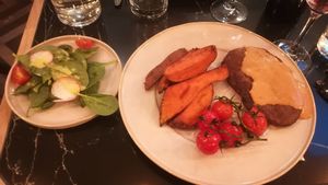 Seitan steak : really tasty! at The Green Affair - Saldanha in Lisbon