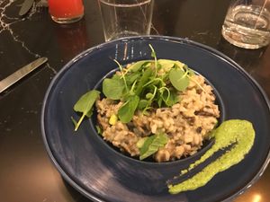 Risotto  at The Green Affair - Saldanha in Lisbon