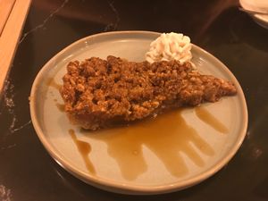 Crumble maçã  at The Green Affair - Saldanha in Lisbon