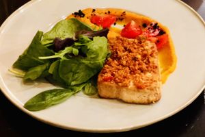 Marinated Tofu at The Green Affair - Saldanha in Lisbon