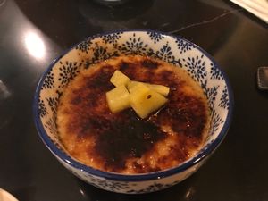 Creme bruleé at The Green Affair - Saldanha in Lisbon