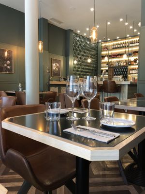 The interior is so chic at The Green Affair - Saldanha in Lisbon