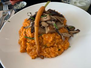 Risotto  at The Green Affair - Saldanha in Lisbon