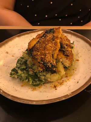 Tofu lagareiro style at The Green Affair - Saldanha in Lisbon