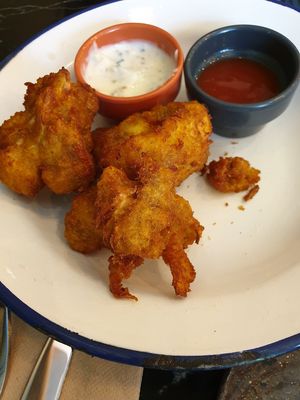Fried Cauliflower ! Tasty! at The Green Affair - Saldanha in Lisbon