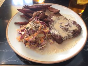 Bife de seitan at The Green Affair - Saldanha in Lisbon