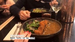 Katzu curry at The Green Affair - Saldanha in Lisbon