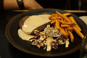 Seitan Steak at The Green Affair - Saldanha in Lisbon