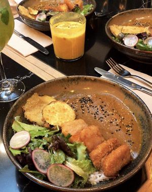 Katsu Curry  at The Green Affair - Saldanha in Lisbon