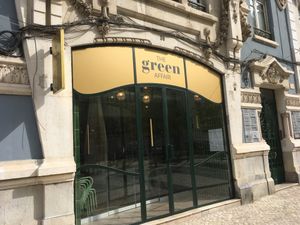 The way in at The Green Affair - Saldanha in Lisbon