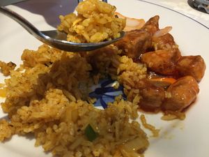 Sweet and sour mock chicken    at South Garden in Romsey