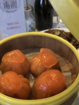 Vegetable dumplings  at South Garden in Romsey