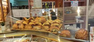 Pastries choices at Patisserie Chocolaterie Peigné in Lille