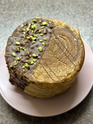 Pistache croissant  at Patisserie Chocolaterie Peigné in Lille