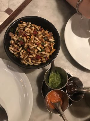 Bhel at Dishoom - Covent Garden in London