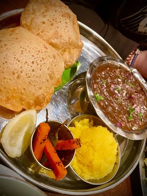 Chole Puri  at Dishoom - Covent Garden in London