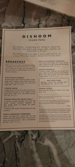  at Dishoom - Covent Garden in London