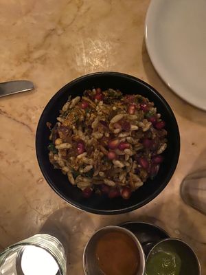 crispy rice dish  at Dishoom - Covent Garden in London