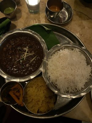 lentil curry plate  at Dishoom - Covent Garden in London