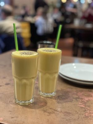 Vegan lassis - Dishoom Covent Garden, London  at Dishoom - Covent Garden in London