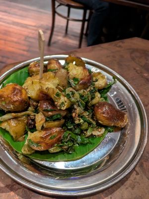 Gunpowder potatoes at Dishoom - Covent Garden in London