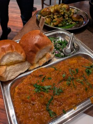 Pau bhaji at Dishoom - Covent Garden in London