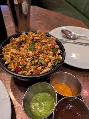 Bhel at Dishoom - Covent Garden in London