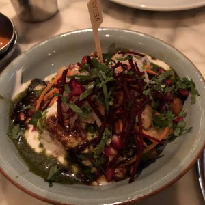 Dishoom House Chaat with oat yoghurt   at Dishoom - Covent Garden in London