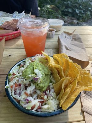 Cabbage salad was yummmmmmm  at El El Frijoles in Sargentville