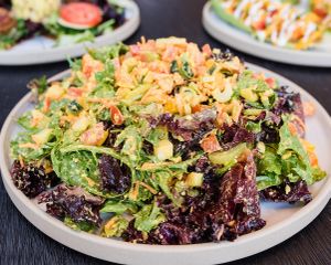 Drum Beat' N Salad w/Eggless pate at Rawk Star Cafe in St Petersburg