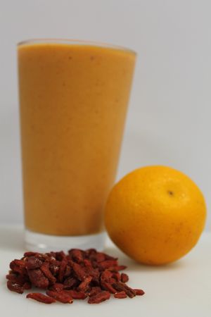 Orange Screamsicle Smoothie at Rawk Star Cafe in St Petersburg