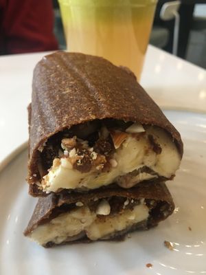 Power wrap at Rawk Star Cafe in St Petersburg