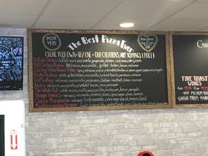 Sign at Fire Crust Pizza in Rochester