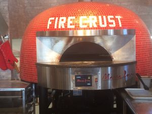 Pizza oven  at Fire Crust Pizza in Rochester