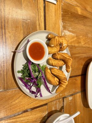 Lemon shrimp  at Padmanadi in Edmonton