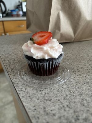 cupcake of the day  at Padmanadi in Edmonton