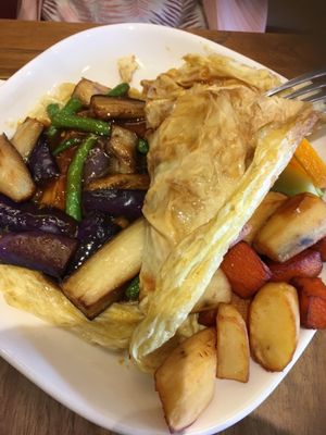  Egan eggplant omelette (brunch menu) at Padmanadi in Edmonton