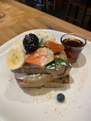 French toast at Padmanadi in Edmonton