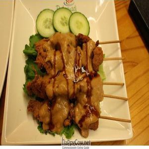 Vegan skewers at Padmanadi in Edmonton