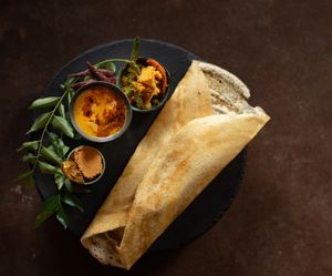 Masala Dosa Thali at Nevedya in Upwey