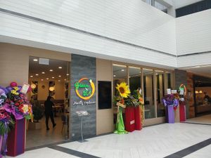 restaurant front at Green Ba - Marina Sq in Central Singapore
