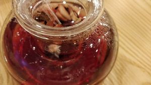 Fragrant tea at Green Ba - Marina Sq in Central Singapore