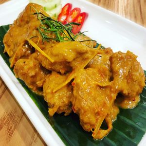 Vegan Chick’n Rendang - DELICIOUS  at Green Ba - Marina Sq in Central Singapore