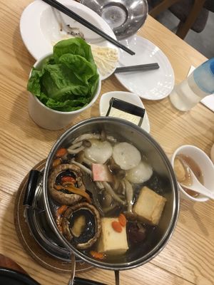 Herbal soup hotpot  at Green Ba - Marina Sq in Central Singapore