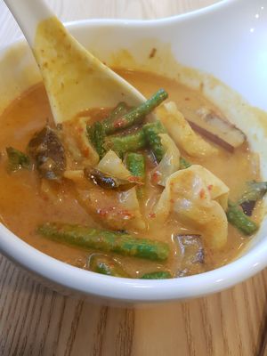 Nice curry at Green Ba - Marina Sq in Central Singapore