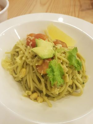 Avocado pesto at Green Ba - Marina Sq in Central Singapore
