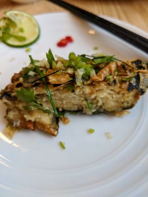 The slice of fish - divine! at Green Ba - Marina Sq in Central Singapore