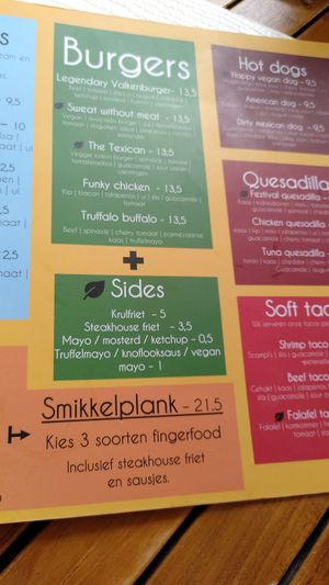 Menu at Pistache in Valkenburg